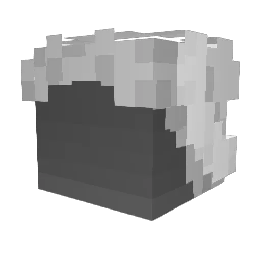 Turnipzs Minecraft avatar head, 3D render