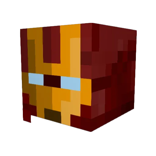 Turon42 Minecraft avatar head, 3D render