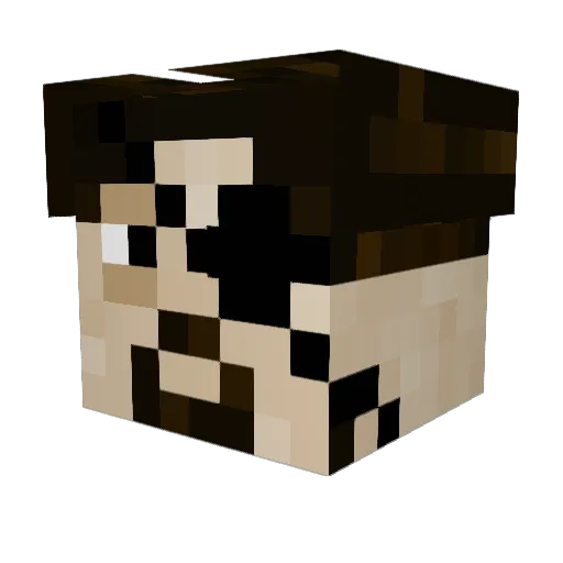 TurquitoAsad94 Minecraft avatar head, 3D render