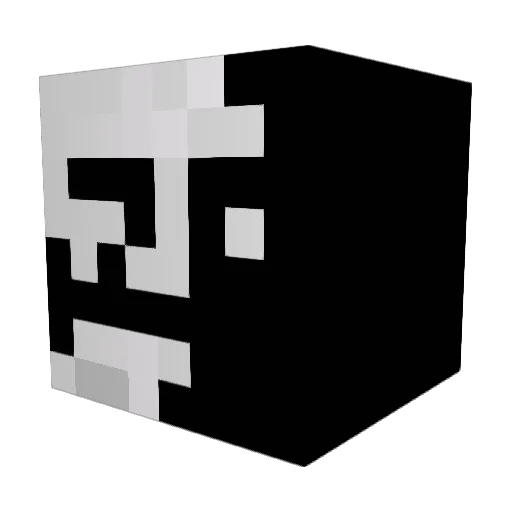 TurriKurri Minecraft avatar head, 3D render