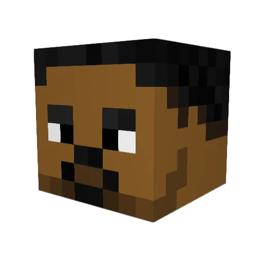 Turroncito32 Minecraft avatar head, 3D render