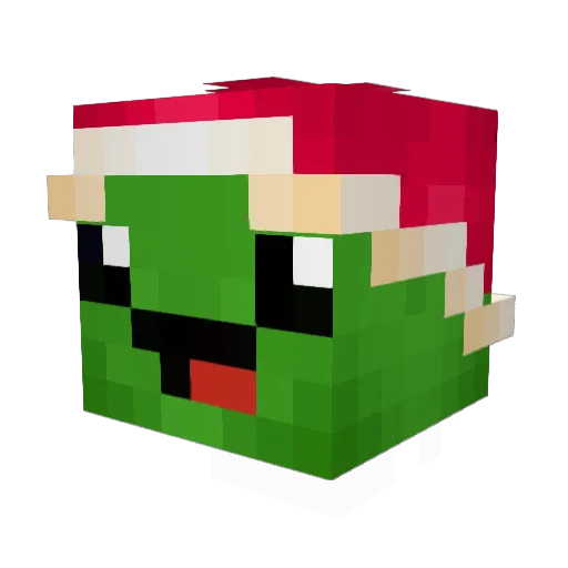 Tursany Minecraft avatar head, 3D render