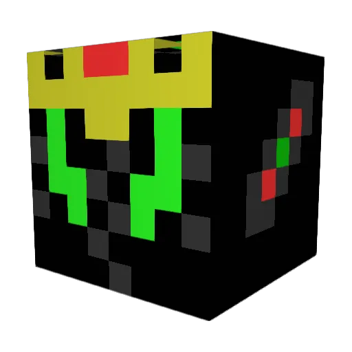 TurtleBoy7123 Minecraft avatar head, 3D render