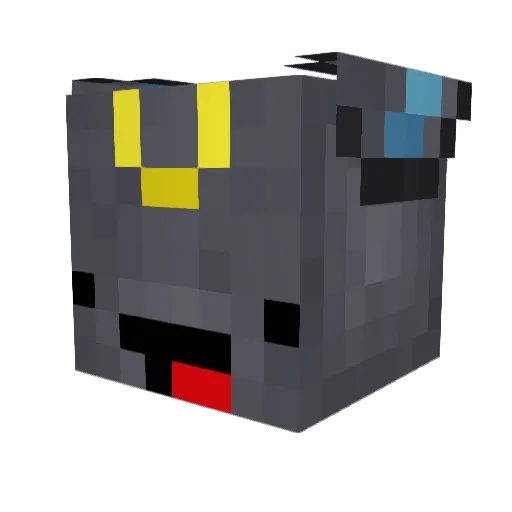TurtleCraft123 Minecraft avatar head, 3D render