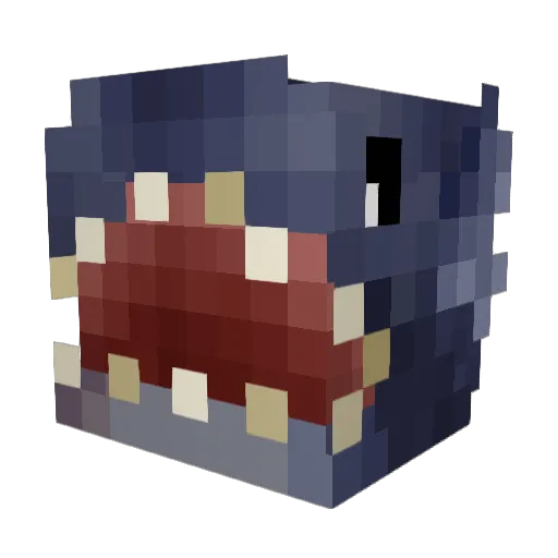 TurtleGirl6 Minecraft avatar head, 3D render
