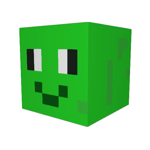 TurtleGwen Minecraft avatar head, 3D render