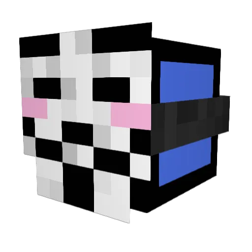TurtleIsBae Minecraft avatar head, 3D render