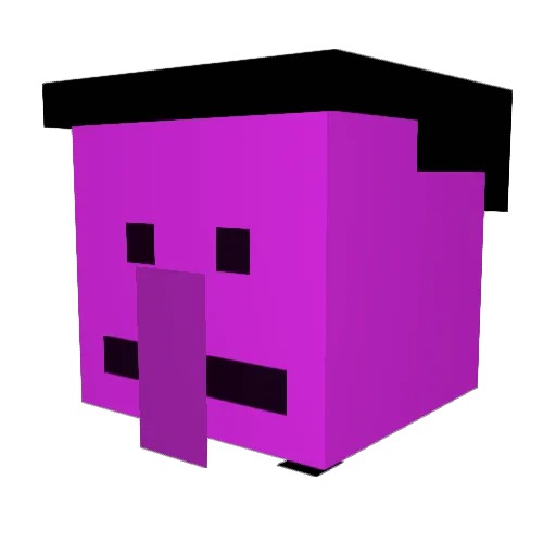TurtleKing987 Minecraft avatar head, 3D render