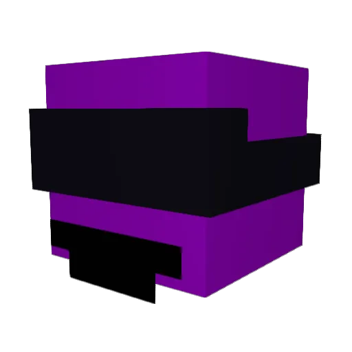 TurtleMaster_2 Minecraft avatar head, 3D render