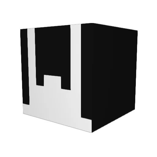 TurtleMiner12 Minecraft avatar head, 3D render
