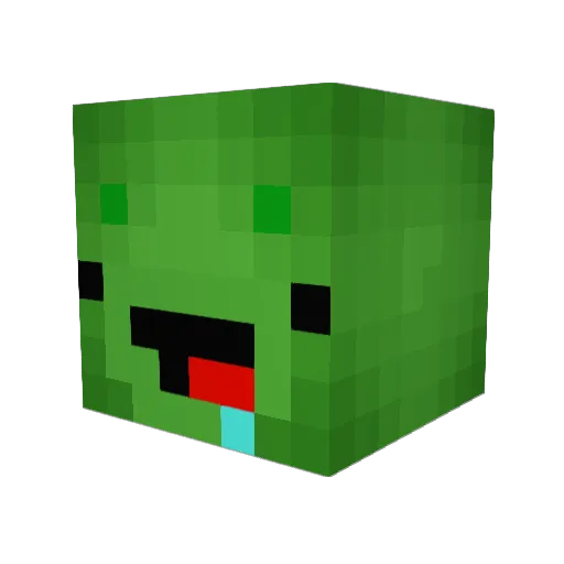 TurtleNick03 Minecraft avatar head, 3D render