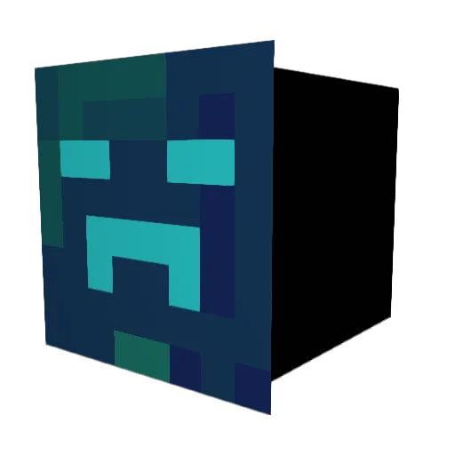 TurtlePants33 Minecraft avatar head, 3D render
