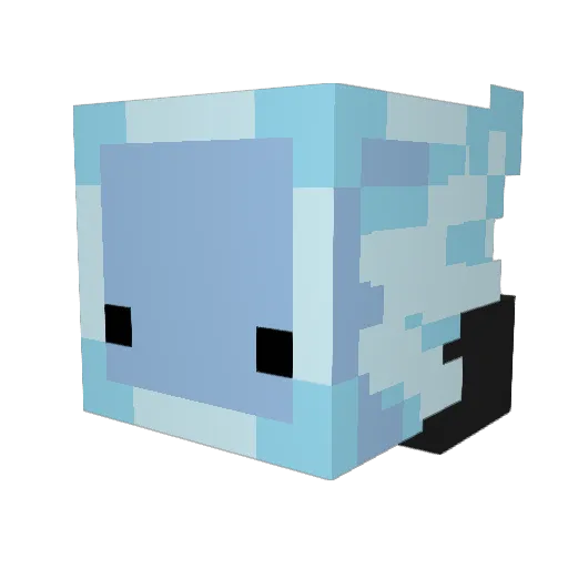 TurtleWave03 Minecraft avatar head, 3D render