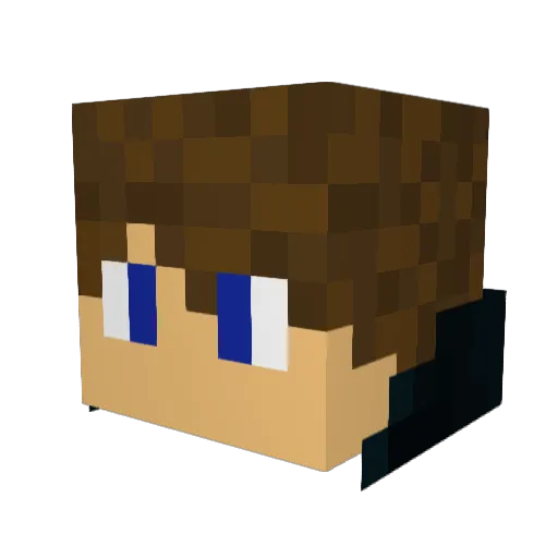 Turtle_Dude Minecraft avatar head, 3D render