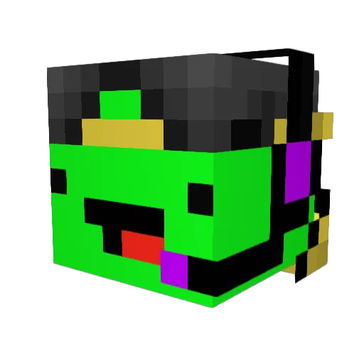 Turtlebeach300 Minecraft avatar head, 3D render