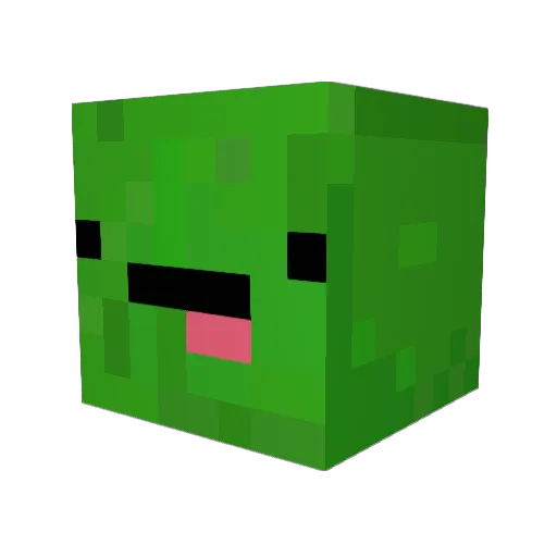 Turtleserk Minecraft avatar head, 3D render