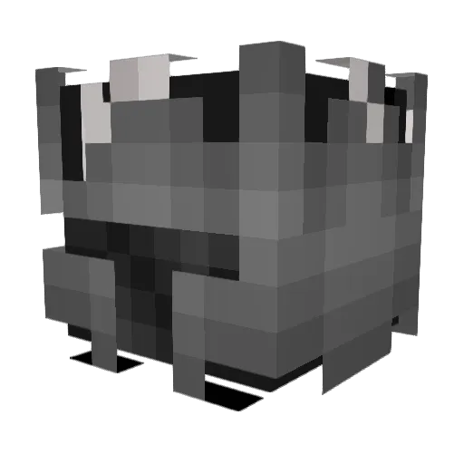 Turtsy01 Minecraft avatar head, 3D render