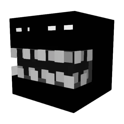 TuscanTea Minecraft avatar head, 3D render