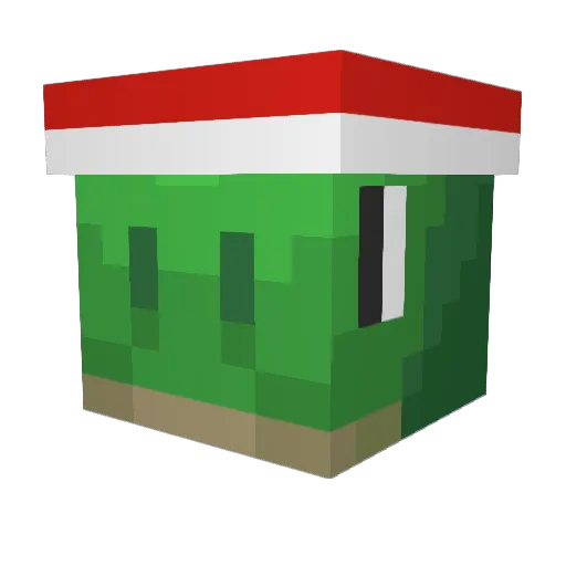 Tutel8 Minecraft avatar head, 3D render