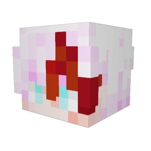 Tutor1975 Minecraft avatar head, 3D render