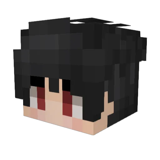 Tuts077 Minecraft avatar head, 3D render