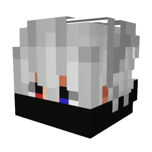 TutsHaamer Minecraft avatar head, 3D render