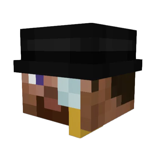 Tutto0931 Minecraft avatar head, 3D render