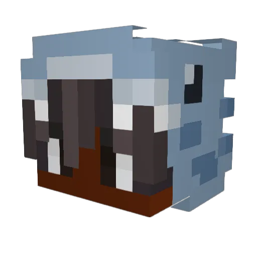 TutuOliveira2k Minecraft avatar head, 3D render