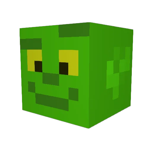 Tutubears Minecraft avatar head, 3D render