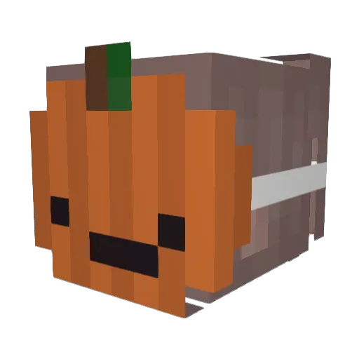 Tuulcool Minecraft avatar head, 3D render