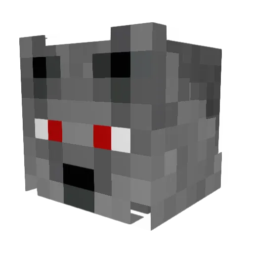 Tuvavold Minecraft avatar head, 3D render