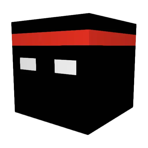 Tuvshin Minecraft avatar head, 3D render