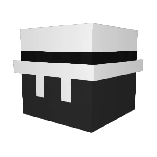 TuxedOne Minecraft avatar head, 3D render