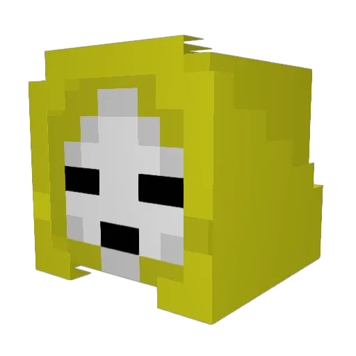 Tuxedoburito14 Minecraft avatar head, 3D render