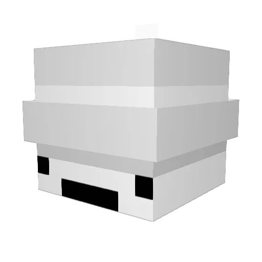 TvM___ Minecraft avatar head, 3D render