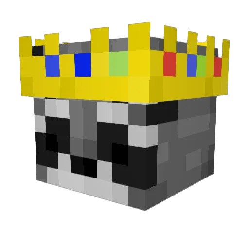Tvattbj0rnen Minecraft avatar head, 3D render