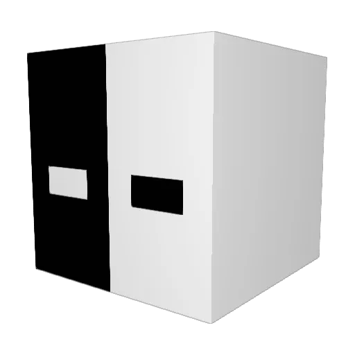Tvirus2 Minecraft avatar head, 3D render