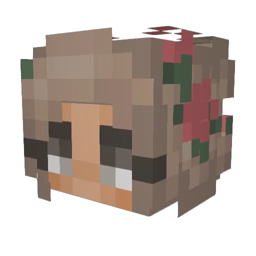 Tvpe Minecraft avatar head, 3D render