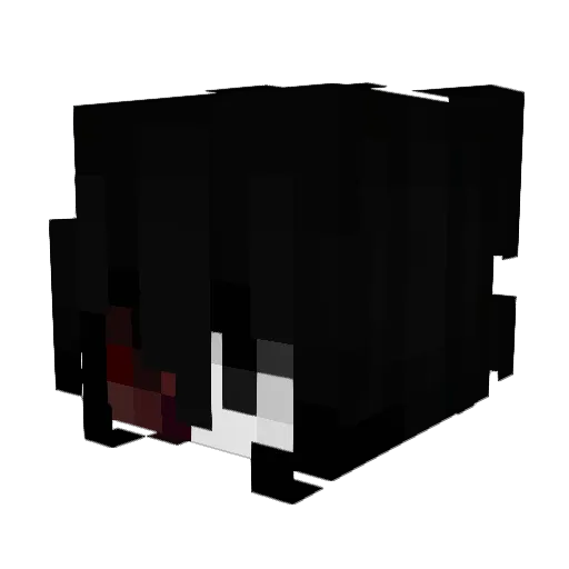 Tvqk Minecraft avatar head, 3D render