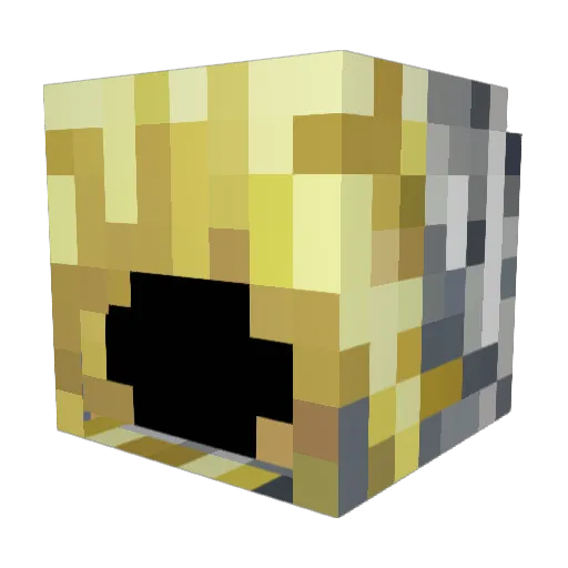 Tvrsier Minecraft avatar head, 3D render