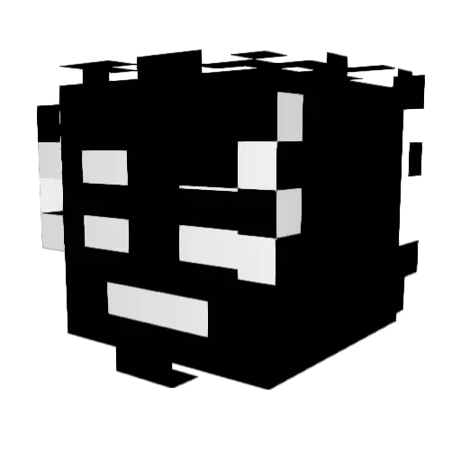Tvz32 Minecraft avatar head, 3D render