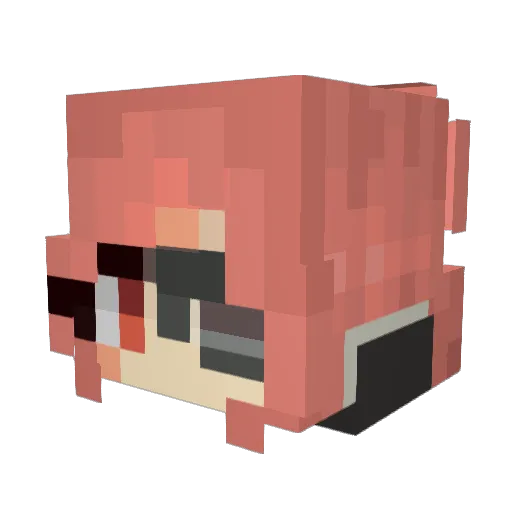 Tw1stzzz1 Minecraft avatar head, 3D render