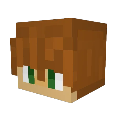 TwMoodysum63 Minecraft avatar head, 3D render