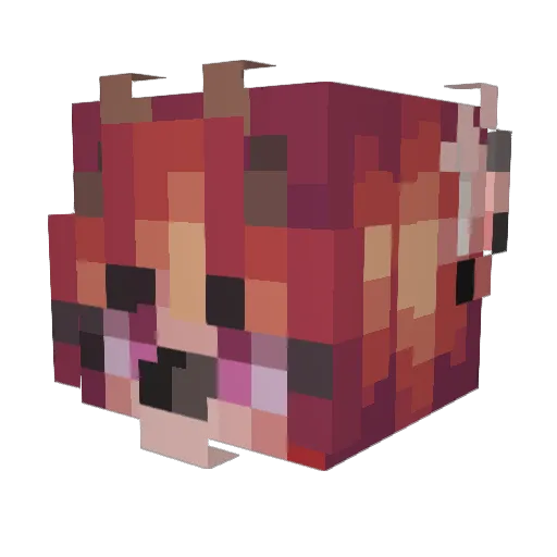 Tw_willow Minecraft avatar head, 3D render