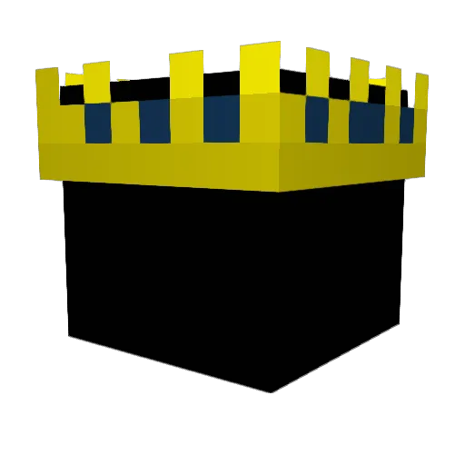 Twaffle24 Minecraft avatar head, 3D render