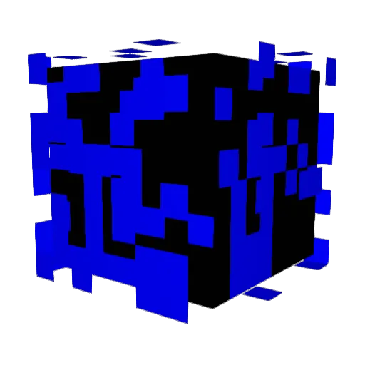 Twair72 Minecraft avatar head, 3D render