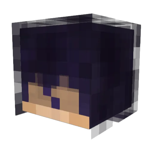 TwangyMoney Minecraft avatar head, 3D render