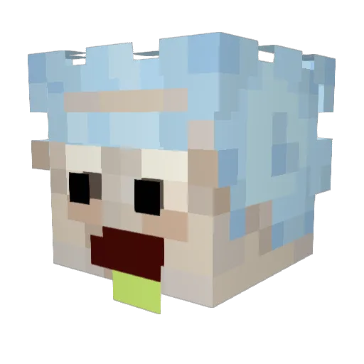 Twann2611 Minecraft avatar head, 3D render