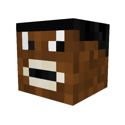 Twaron Minecraft avatar head, 3D render