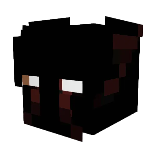 TweakerzzModers2 Minecraft avatar head, 3D render